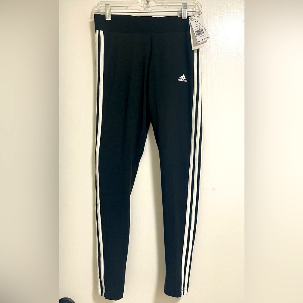 NEW adidas Women's Loungewear Essentials 3-Stripes Leggings